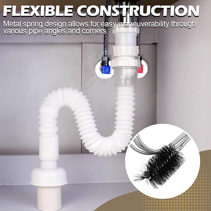 Flexible Long Sink Drainage Tool, AC Drain Cleaning Tool, Removal of AC - Image 3