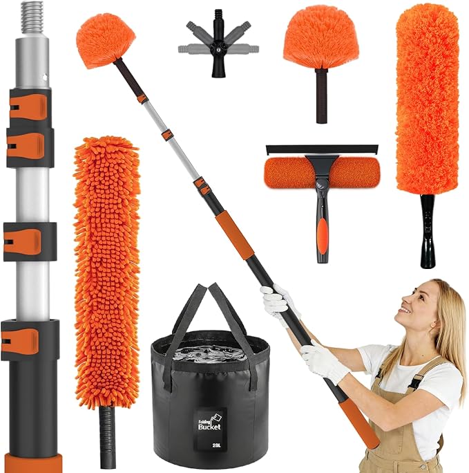 20FT High Reach Duster Cleaning Kit by LAANPOLE