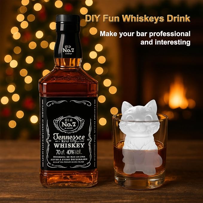 3D Cat Ice Cube Silicone Molds Tray - Image 2
