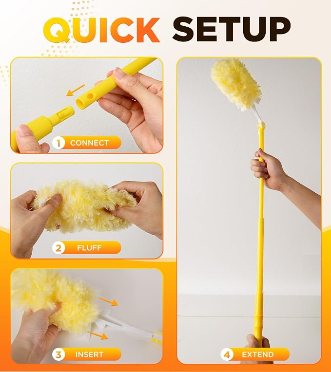 Heavy Duty Duster Refill Kit for Swiffer Duster - Image 5