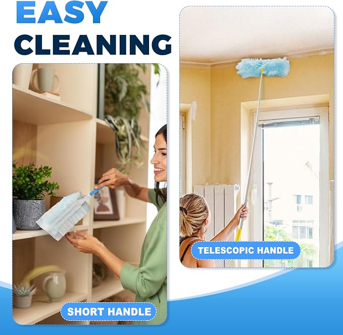 Duster Refills Compatible with Swiffer Duster Refill Heavy Duty, 50 Refills & 5 - Image 5