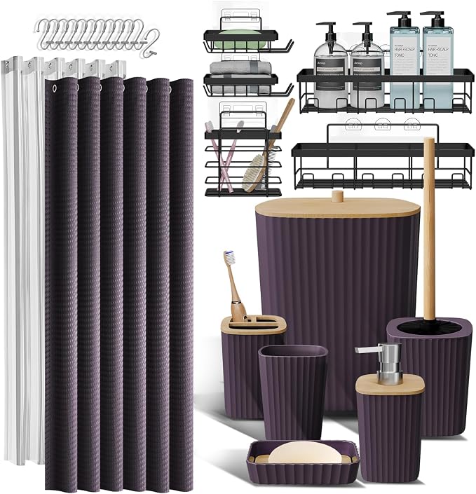 Clara Clark Bathroom Accessories Set by ClaraClark