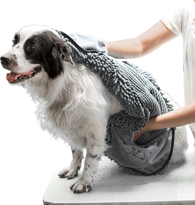 Tuff Pupper Quick Dry Towel for Dogs | Ultra Absorbent Microfiber Shammy | by TuffPupper