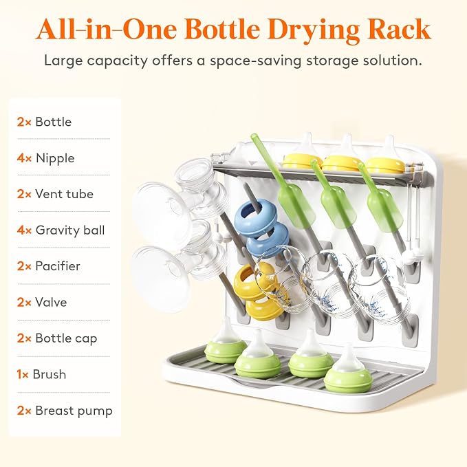Lifewit Baby Bottle Drying Rack - Image 4