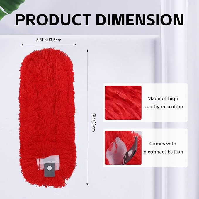 Reusable Microfiber Duster Refills Compatible - Image 2
