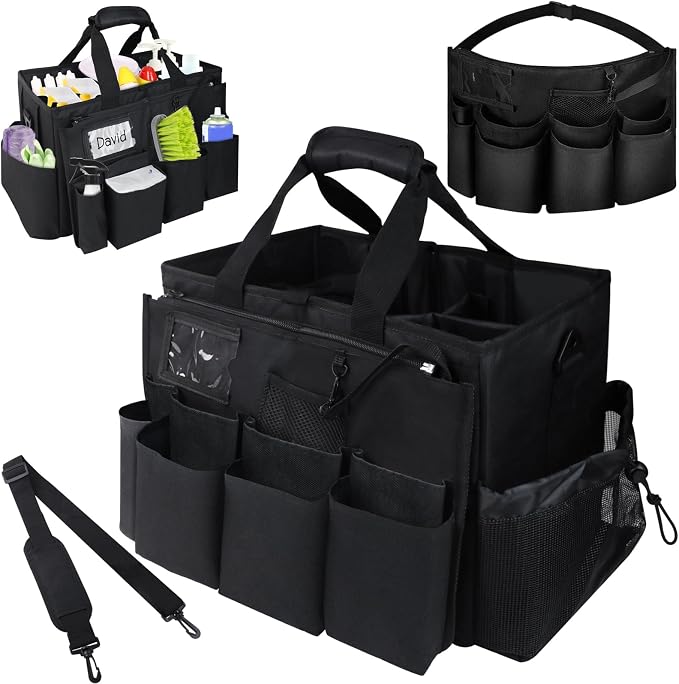 ZKOO Cleaning Bag Cleaning Caddy Organizer, Wearable Cleaning Caddy by ZKOO
