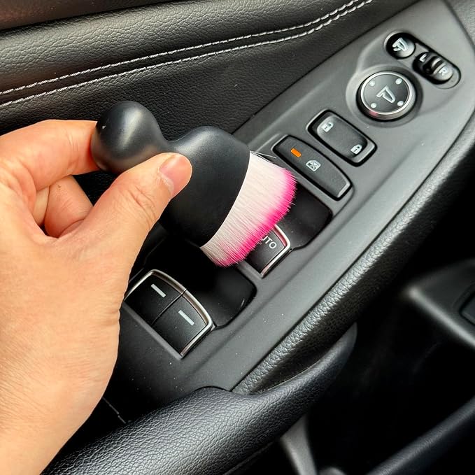 Car Detailing Brush, Soft Bristle Cleaning Brush, Scratch-Free Auto Duster Tool - Image 6