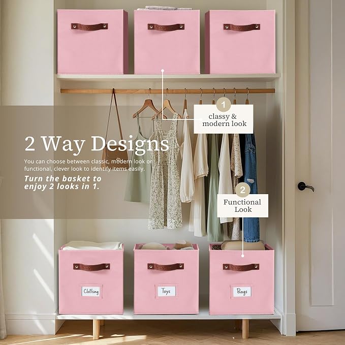 DECOMOMO Storage Bins, Cube Storage Bin - Image 4