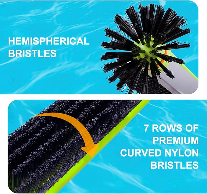 Sepetrel Pool Brush Head for Cleaning Walls, Heavy Duty Inground/Above Ground - Image 2