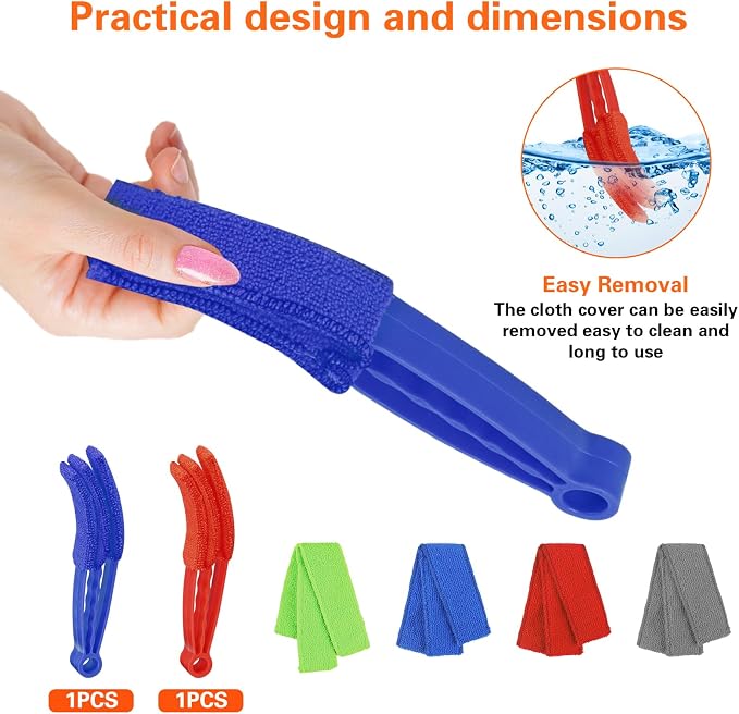 4pcs Window Venetian Blind Cleaner Duster Tool, Blind Duster - Image 3