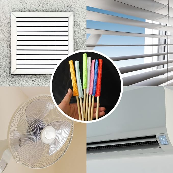 28Pcs Microfiber Detail Duster Sticks Crevice Cleaning Tool, Mini Duster - Image 7
