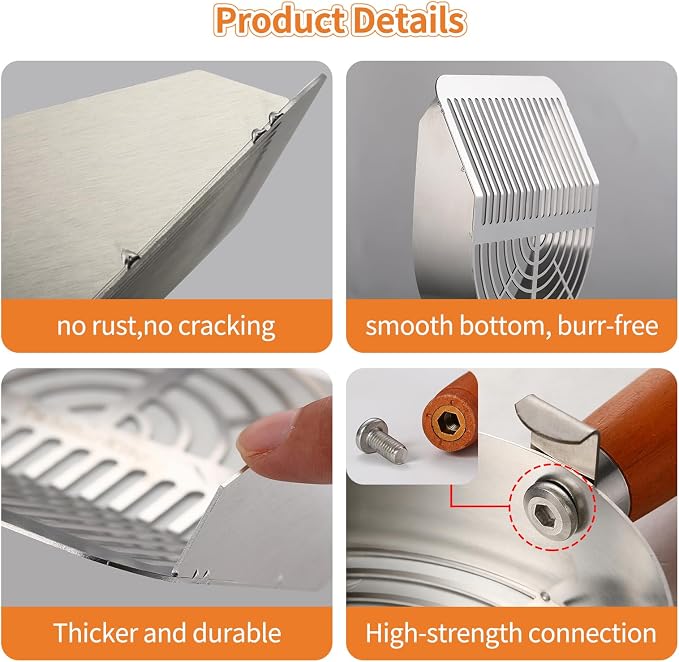 Custom Extra Thick Stainless Steel Cat Litter Scoop – Heavy Duty Poop Scooper - Image 3