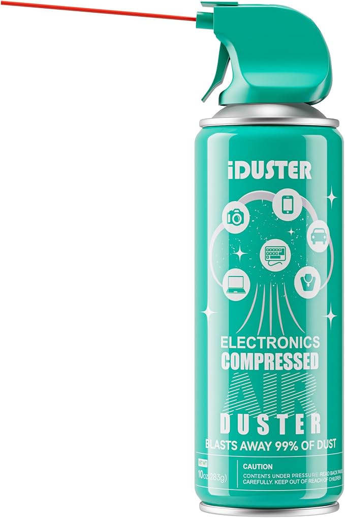 Keyboard Cleaner Air Spray for Computers - 10oz Canned Air for Computers by iDuster