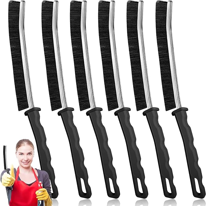 Crevice Cleaning Brush Set, Hard Bristle Gap Cleaning Tool, Ultra-Fine Nylon by BuyNow