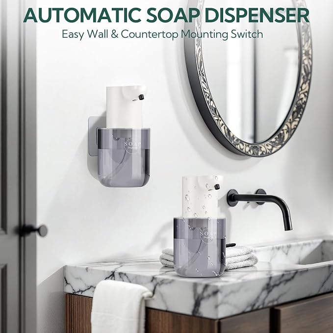 2 Pack Automatic Soap Dispenser, Touchless Automatic Foaming Soap Dispenser - Image 4