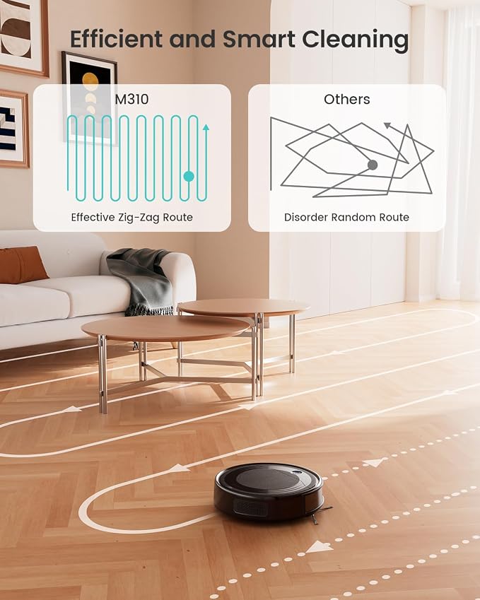 Lefant M310 Robot Vacuum Cleaner, 4500Pa Powerful Suction, PreciSense Obstacle - Image 4