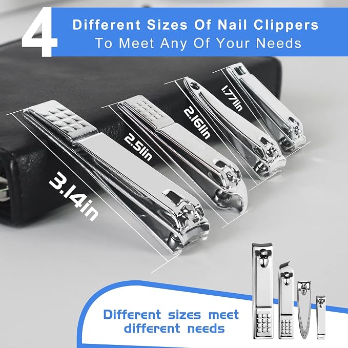 Manicure Set 30 in 1 Fingernail Clipper Set, Manicure Kit, Pedicure Kit - Image 4