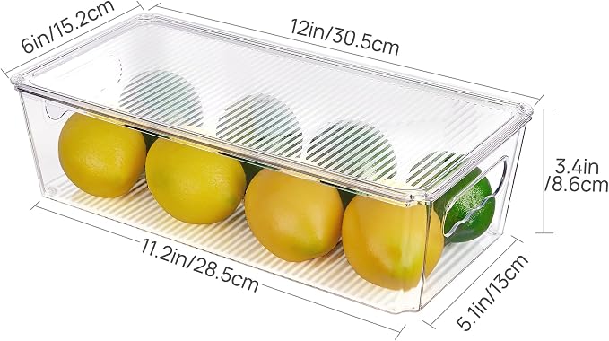 Vtopmart 12pcs Clear Organizers and Storage Bins - Image 2