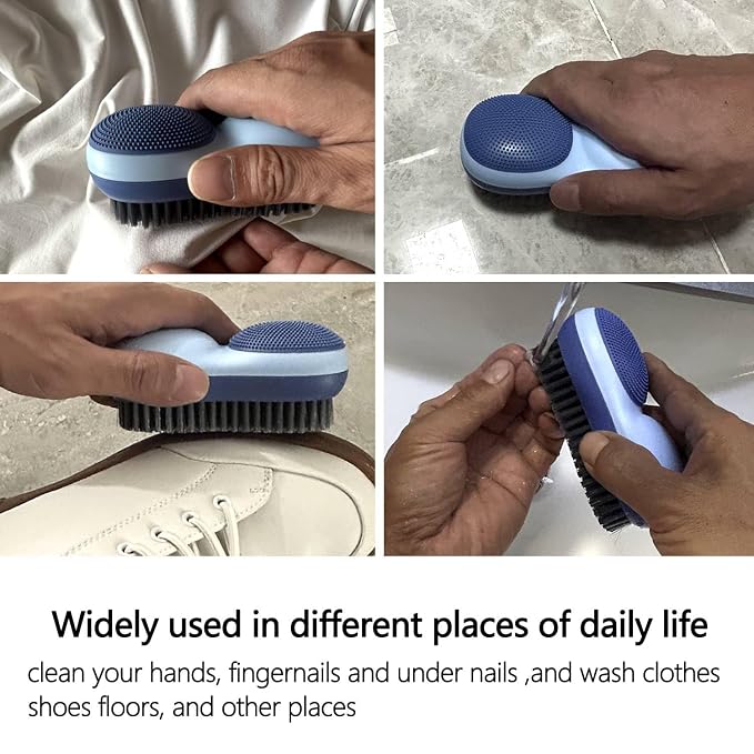 Heavy Duty Nail Brush for Cleaning Fingernails Two Sided Fingernail Scrub Brush - Image 7