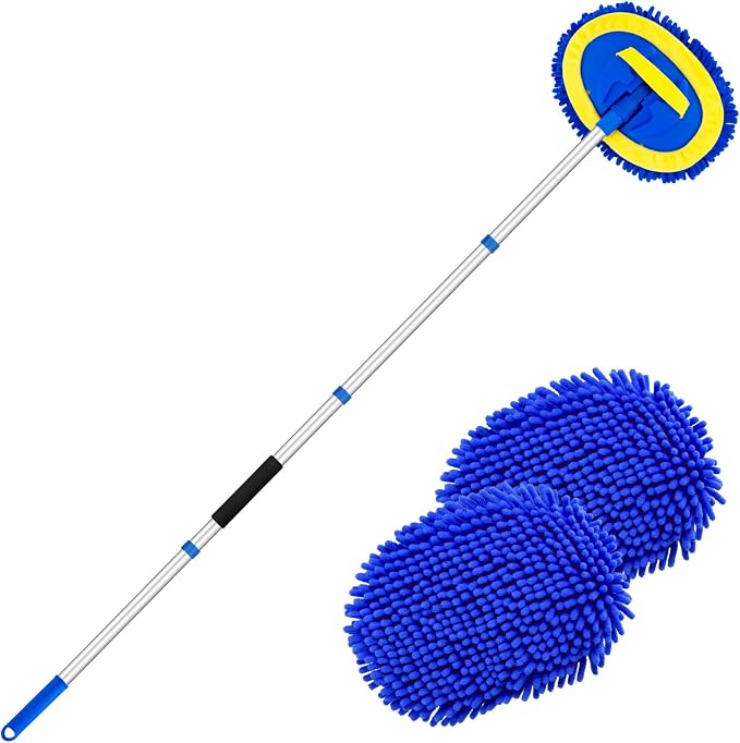 Ordenado 62" Car Wash Brush Kit Mitt Mop Sponge by Ordenado