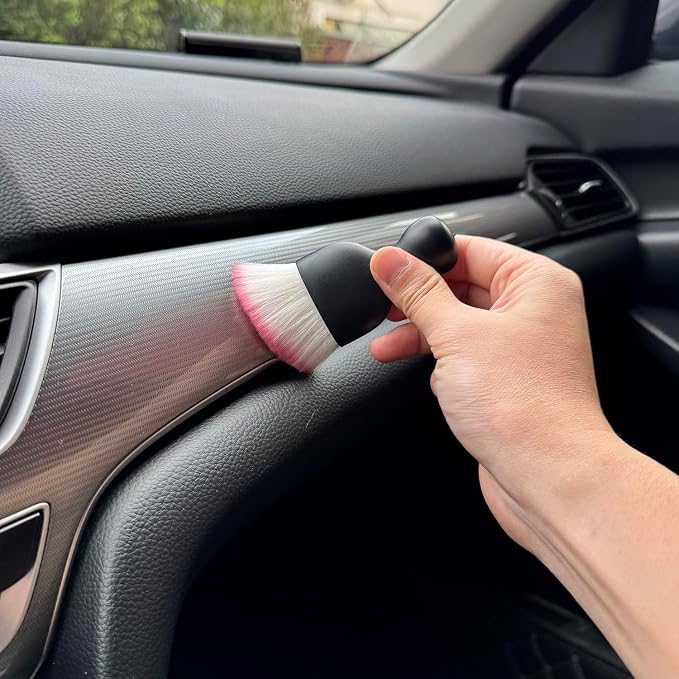 Car Detailing Brush, Soft Bristle Cleaning Brush, Scratch-Free Auto Duster Tool - Image 5