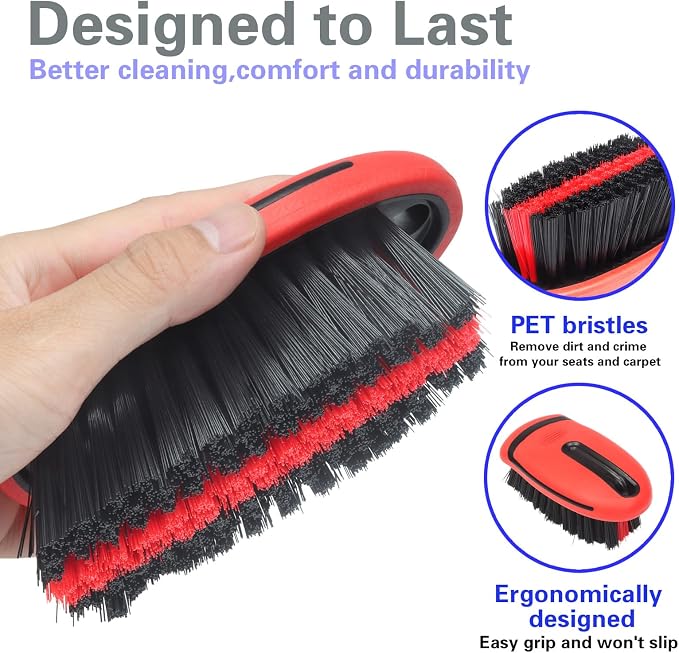 Carpet and Interior Cleaning Brushes, car wash Brush, Carpet Washing Brushes - Image 4