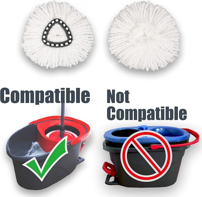 2 Pack Mop Replace Head Compatible - Image 3