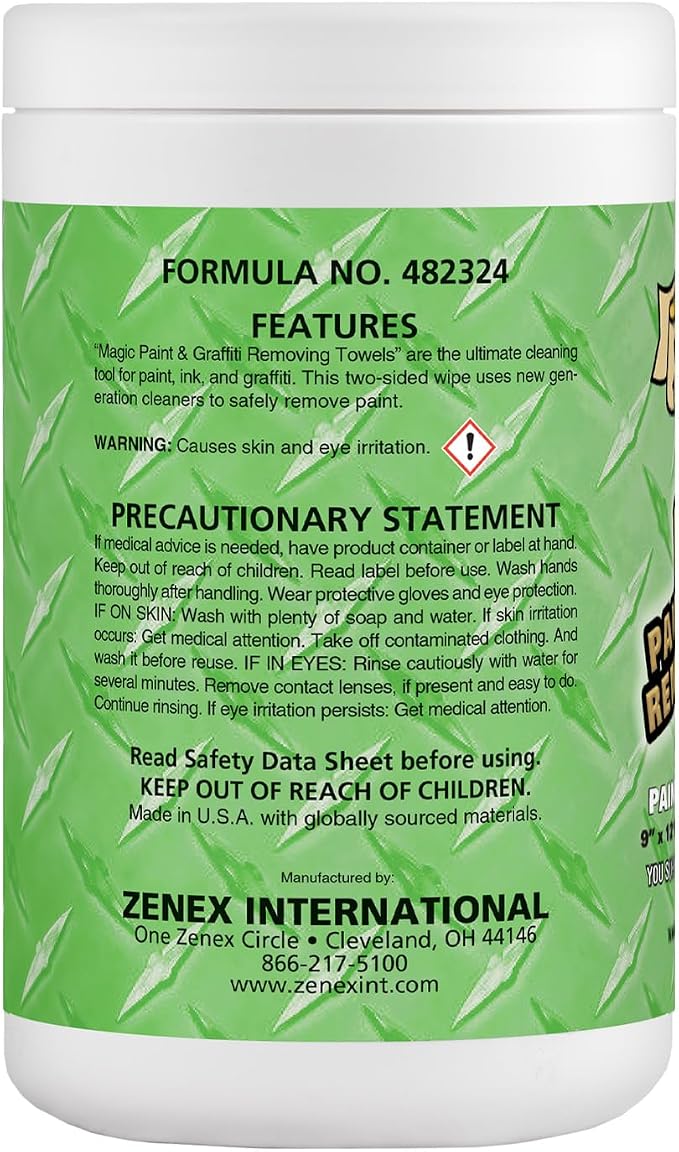 Magic Heavy Duty Paint & Graffiti Removing Wipes - Image 3