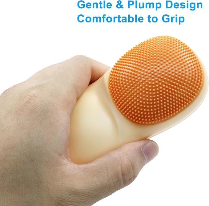 Hitefu 2 Pack Double Sided Laundry Stain Brush - Image 5