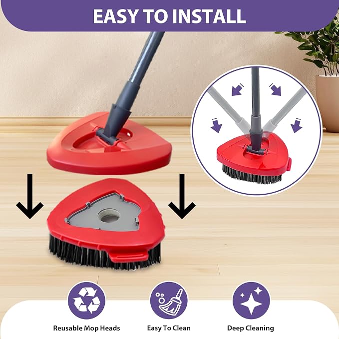 2-Pack Oceda Scrubber Mop Heads - Image 4