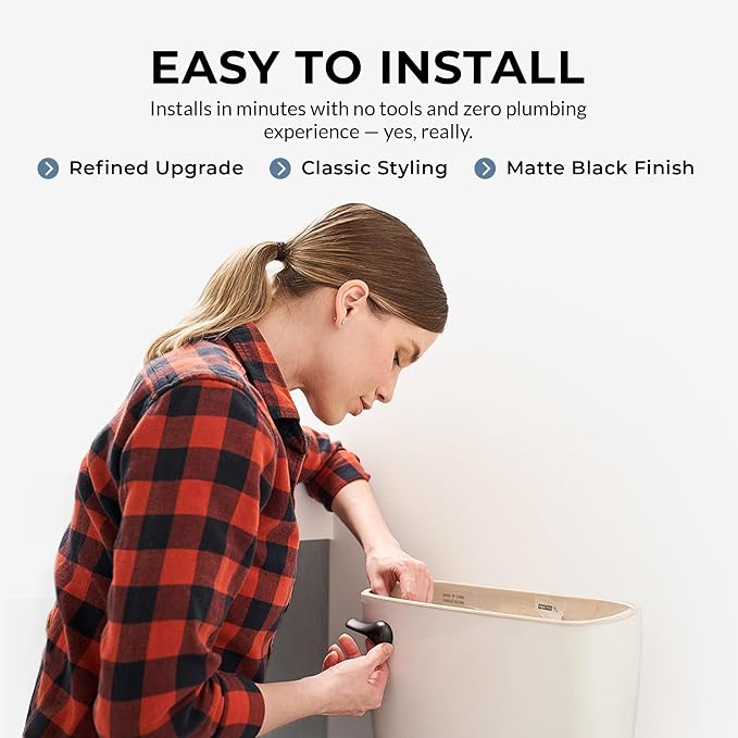 Qualihome Black Toilet Handle - Image 6
