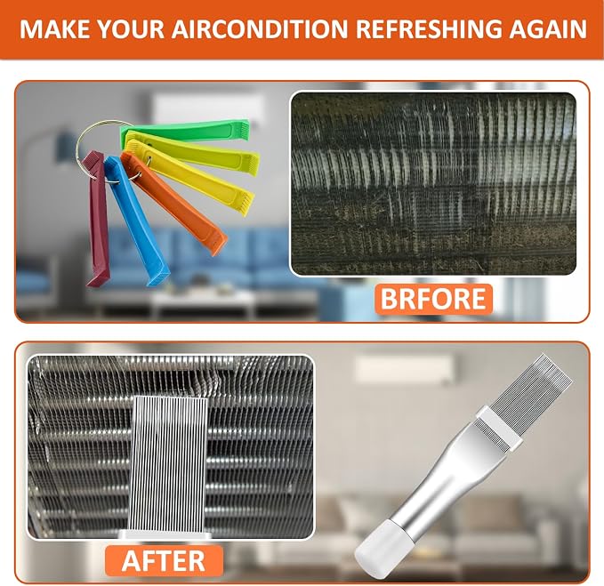 Cenipar 2PCS Air Conditioner Condenser Fin Comb Set Include FCR6 Fin Comb and - Image 4