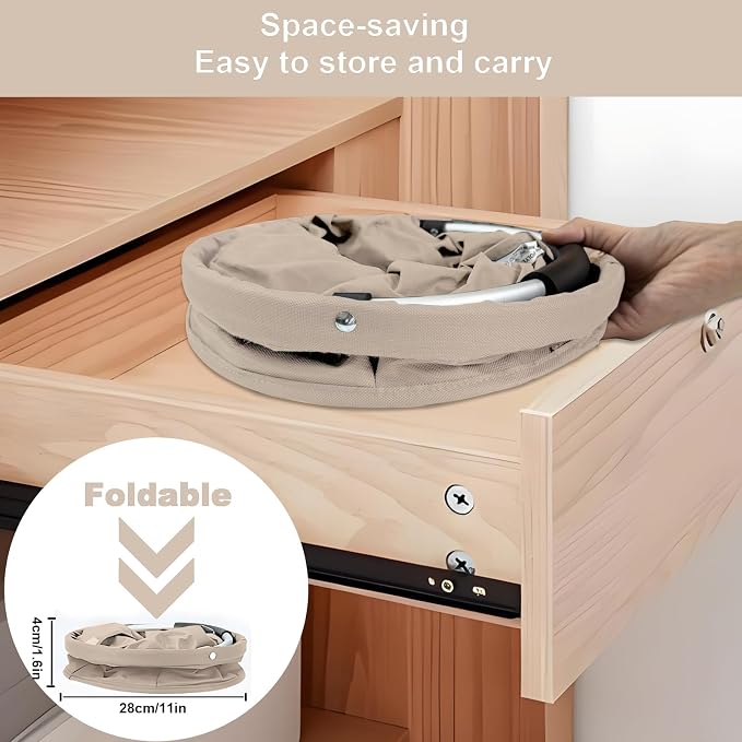 17L Cleaning Caddy with Handle, Cleaning Supplies Organizer, Foldable Storage - Image 6