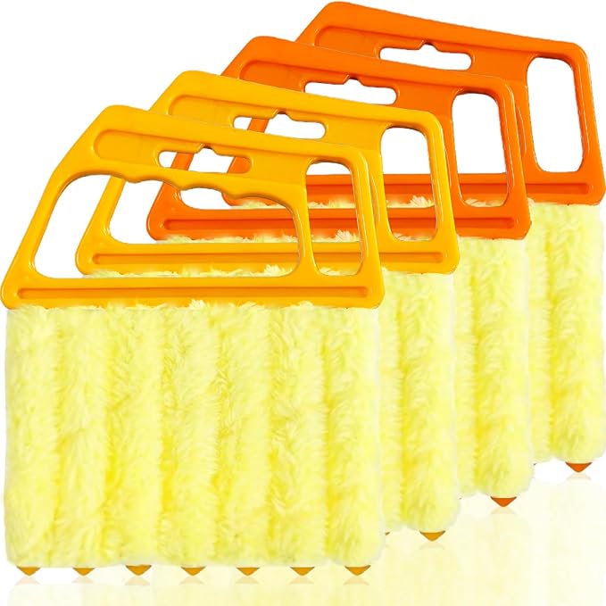 AOCEAN 4 Pcs Blind Cleaner Duster Tool 7-Finger Dusting Cleaner Tool by AOCEAN