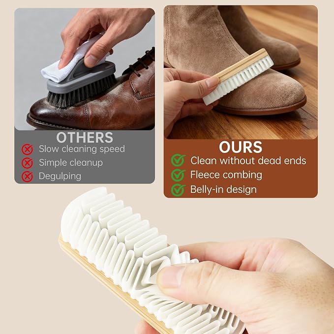 Suede Shoe Brush and Eraser Set, 2025 New Suede Cleaning Brush - Image 4