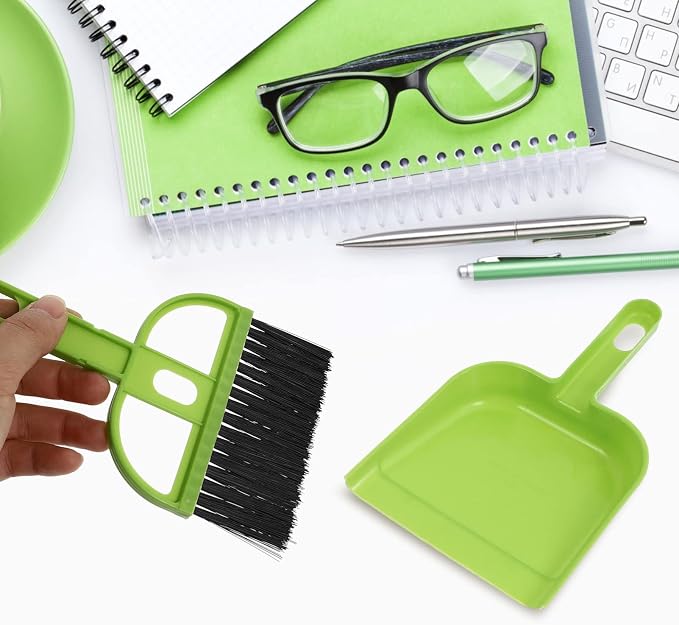 6 Sets Broom Dustpan Set Small Mini Handheld Dust pan - Image 9