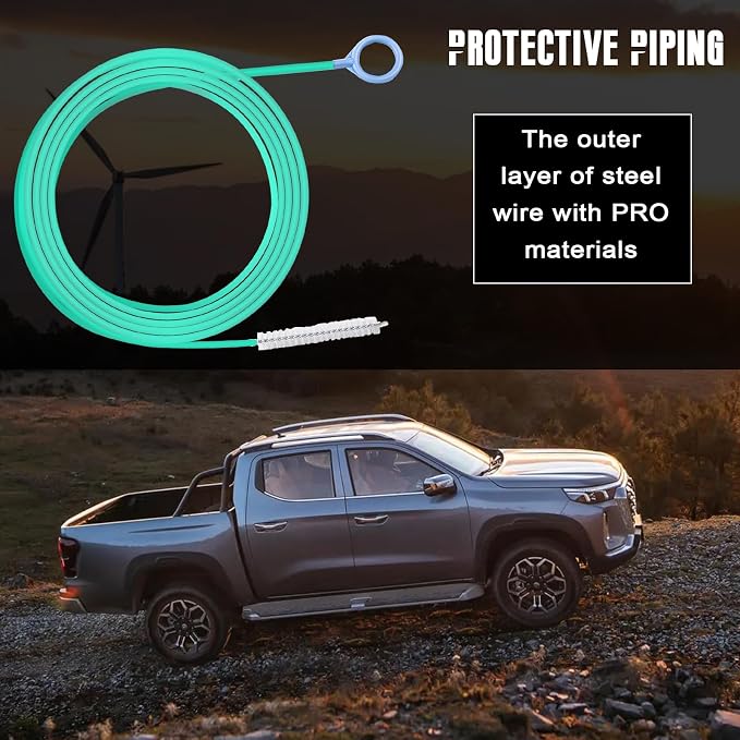 Car Sunroof Drain Cleaning Tool, 78 Inch Door Pipe Cleaning Brush - Image 5
