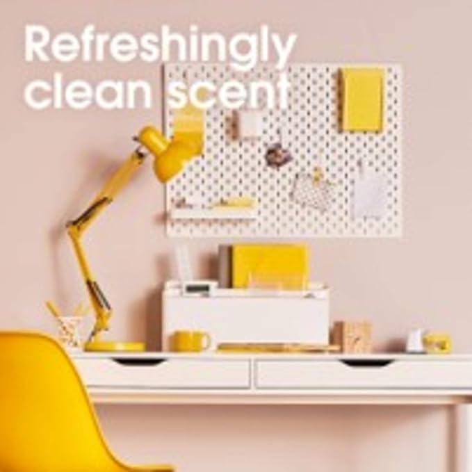 Pledge Multi-Surface Cleaner Spray and Wipes Bundle, Works on Leather, Lemon - Image 8