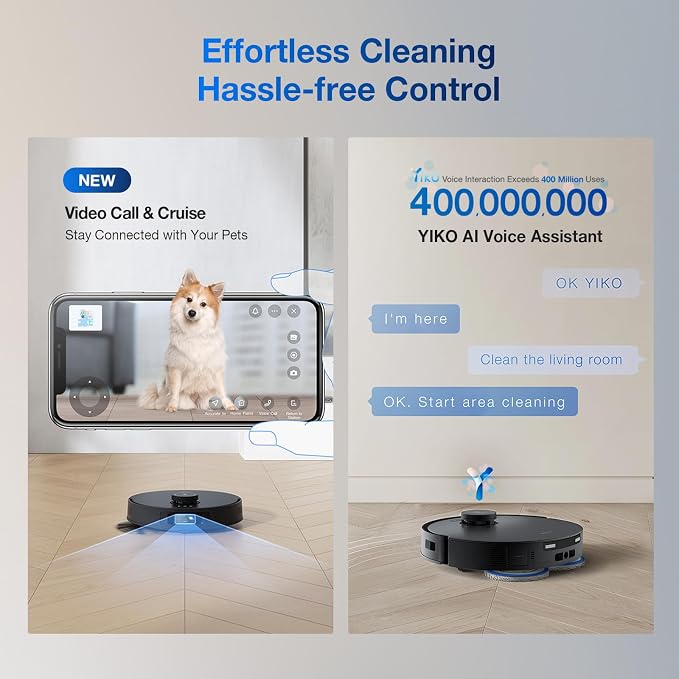 ECOVACS DEEBOT T30S AI Care Robot Vacuum and Mop, TruEdge Adaptive Edge Mopping - Image 7