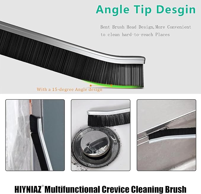 3Pcs Crevice Cleaning Brush Tool Grout Brush Cleaning Supplies, Home Essentials - Image 6