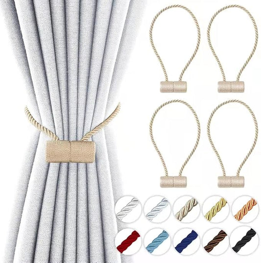 18 Inch Strong Magnetic Curtain Tiebacks, Curtain Holdbacks Modern Upgrade by YUNTUOO