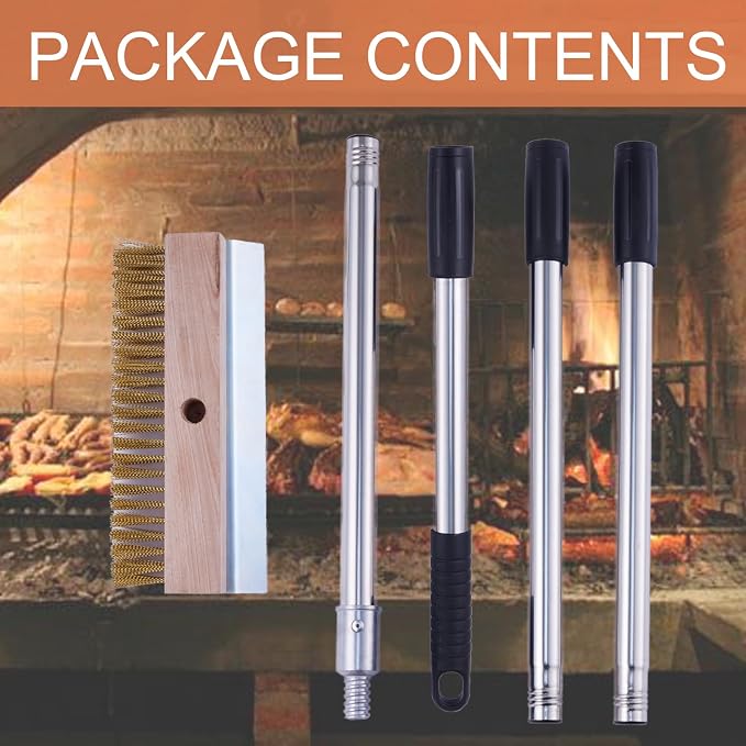 Aluminum Pizza Oven Brush, Grill Brush, Wire Brushes, - Image 6