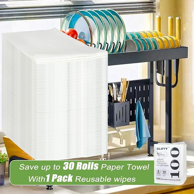 Disposable Dish Cloth and Cleaning Handi Wipes, Bathroom and Windows - Image 5