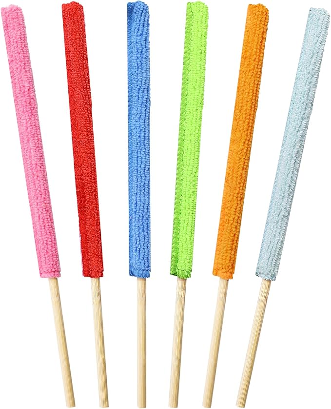6 Pcs Mini Dusters for Cleaning Microfiber Detail Duster Sticks Fan Cleaning by Unknown