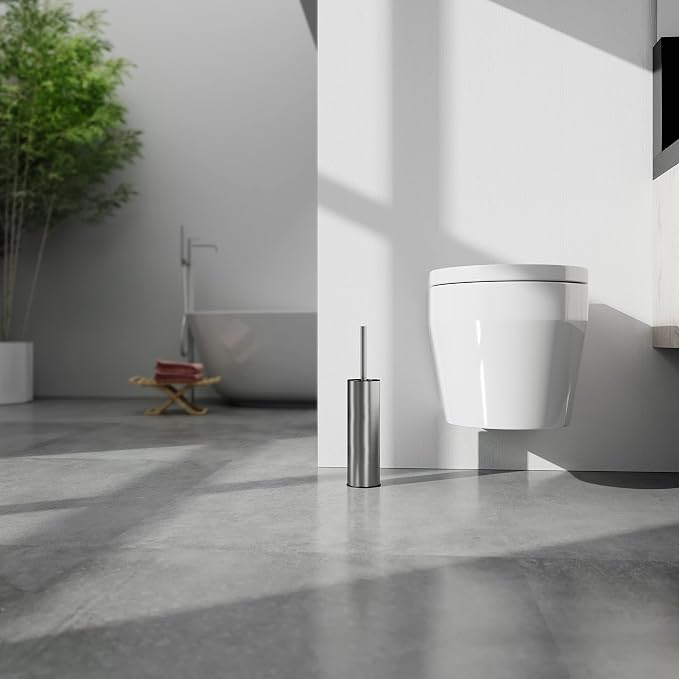 BGL Toilet Brush and Holder, Stainless Steel Toilet Brushes - Image 7