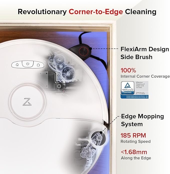 roborock S8 Max Ultra Robot Vacuum and Mop, All-in-One Dock, PreciSense LiDAR - Image 3