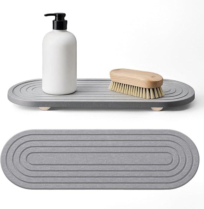 Instant Dry Sink Caddy Organizer, Fast Drying Sink Caddy, Water Absorbing Stone by Unknown