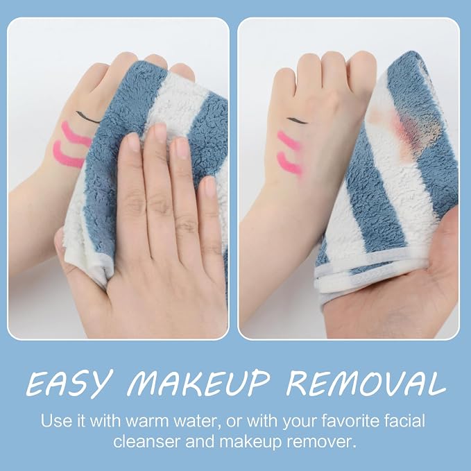 SINLAND Microfiber Facial Cloths Fast Drying Washcloth 12inch x 12inch - Image 5