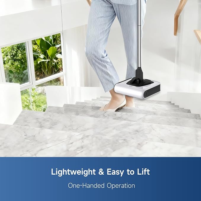 FMART FM-009 Cordless Electric Floor Sweeper — Lightweight One-Hand Operation - Image 3