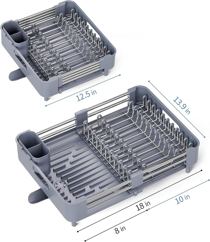 Dish Racks for Kitchen Counter, Dish Drying Rack - Image 7